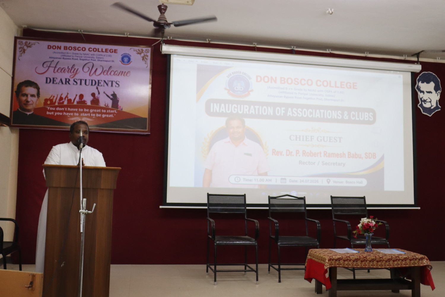 INAUGURATION ASSOCIATIONS & CLUBS